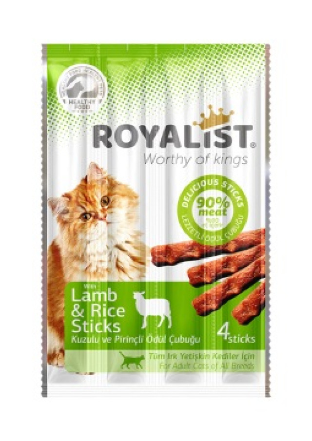 ROYALIST CAT LAMB&RICE STİCKS 20 GR