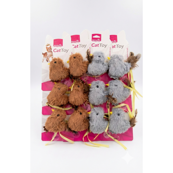 ROYALİST SARI GAGALI PELUŞ KUŞ KEDİ OYUNCAK
