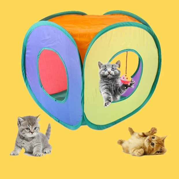 Kedi Köpek KareOyun Tüneli 40x40