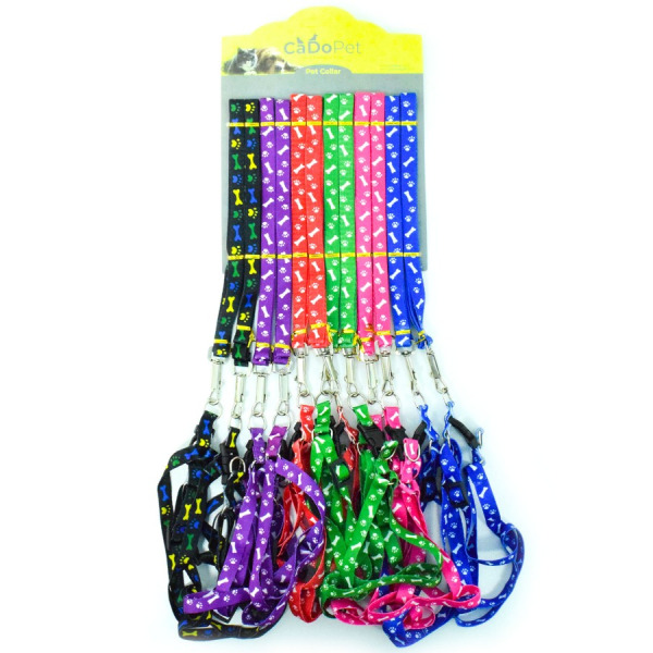 20-28-10 CADOPET 12 Lİ SET 1,5 CM DESENLİ BEL TASMA