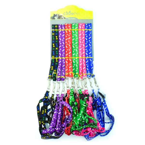 20-28-9 CADO PET 12 Lİ SET 1 CM DESENLİ BEL TASMA