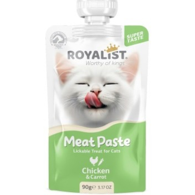 ROYALİST MEAT PASTE CAT CHİCKEN CARROT 90GR