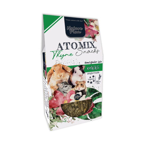 Nature Plan Atomix Snacks Thyme 250 G(12)