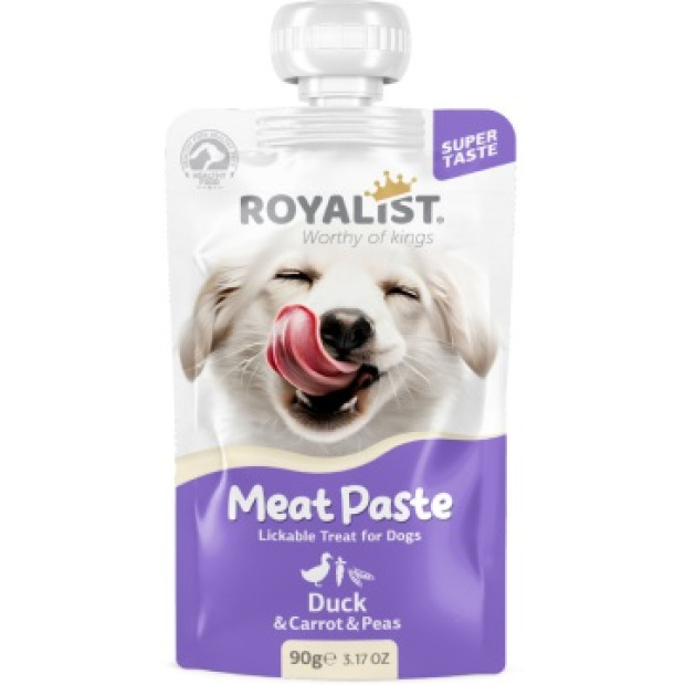 ROYALİST MEAT PASTE DOG ÖRDEK & HAVUÇ & PEAS 90 GR