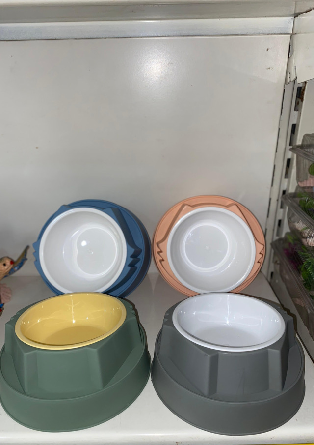 Tekli Mama Kabı Küçük Plastik Renkli