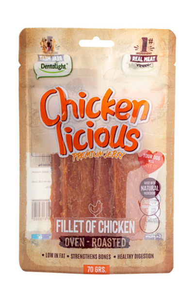Dntlght Dog Chicken Licious FilletOfChck70G(Tekli)