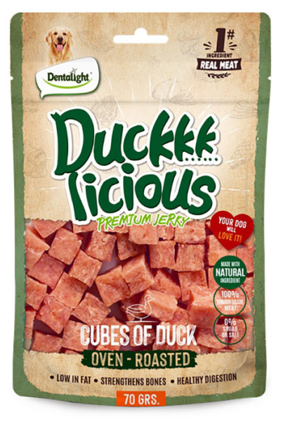 Dntlght Dog Duck Licious Cube Of Duck 70G(Tekli)
