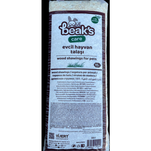 Beaks Kemirgen Talaşı - 15 lt.