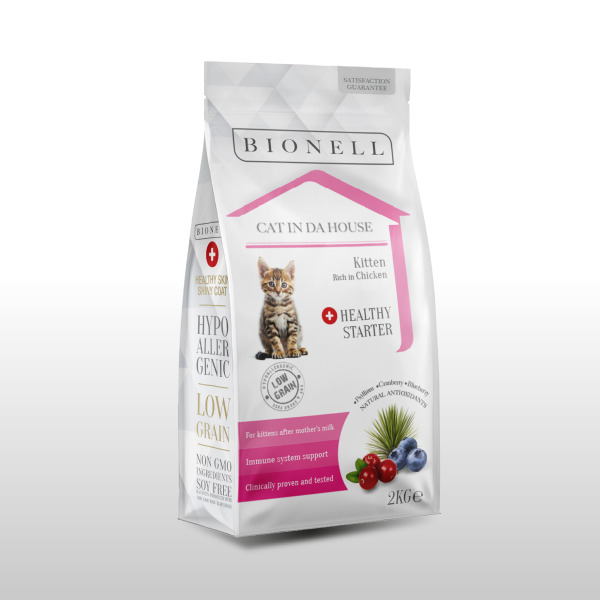 Bionell Kitten Tavuklu Kedi Maması 10 kg (Hediyeli)
