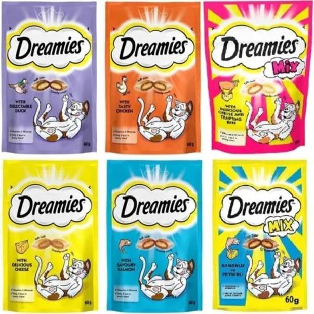 DREAMİES MİX BİFTEK PEYNİR 60GR