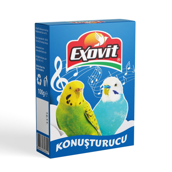 EXOVİT KUŞ YEMİ - KONUŞTURUCU 100 GR