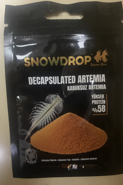 ARTEMİA DECAPSULE SNOWDROP 15 GR