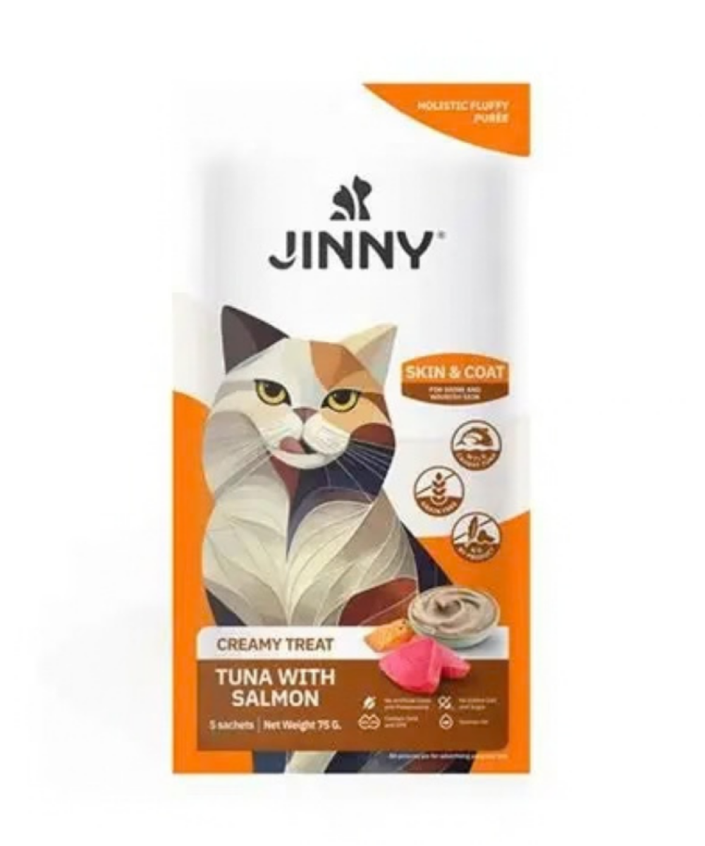 JINNY CREAMY TUNA WITH SALMON 75 GR