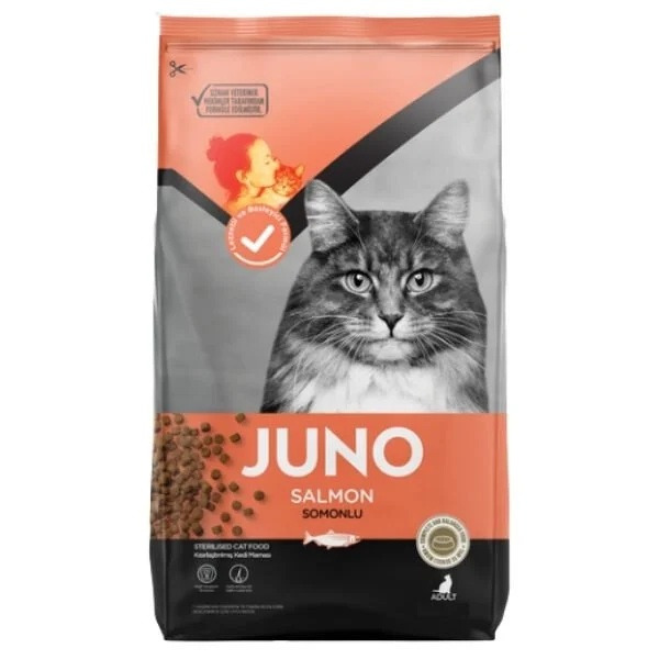 Juno Balıklı Ve Pirinçli Kısır Kedi Mama 15 Kg
