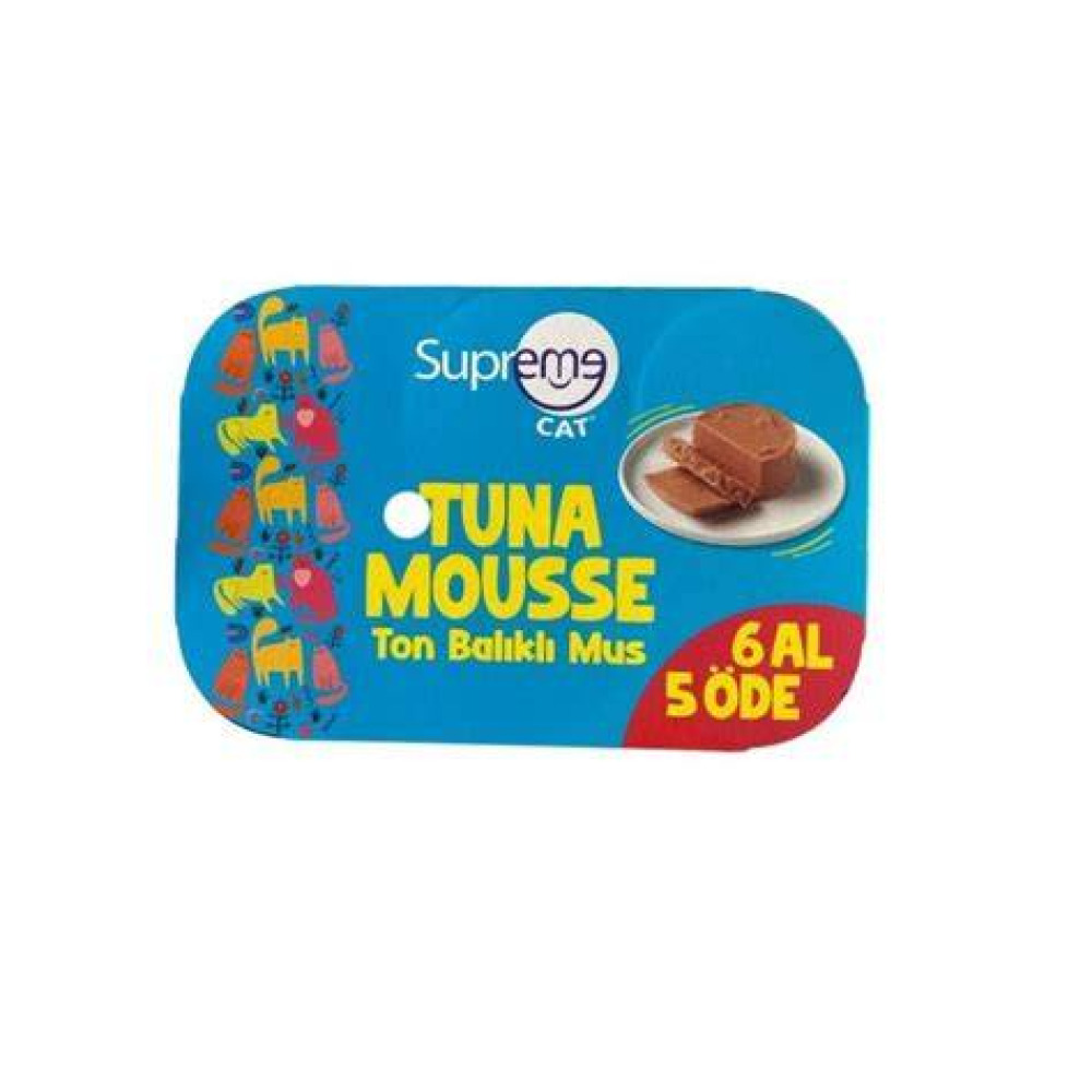 SUPREME KEDİ KIYILMIŞ ÖRDEKLİ BALIK 85 GR 6 AL 5 ÖDE