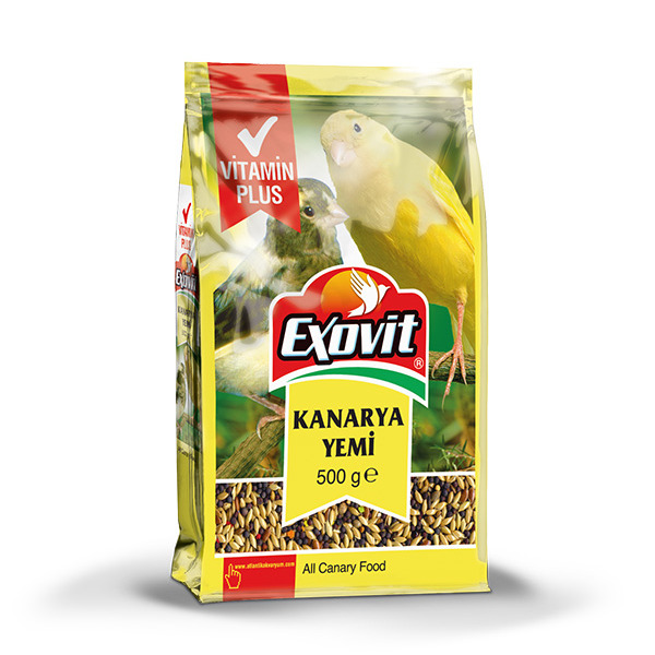 EXOVİT KANARYA YEMİ 500 GR (12)