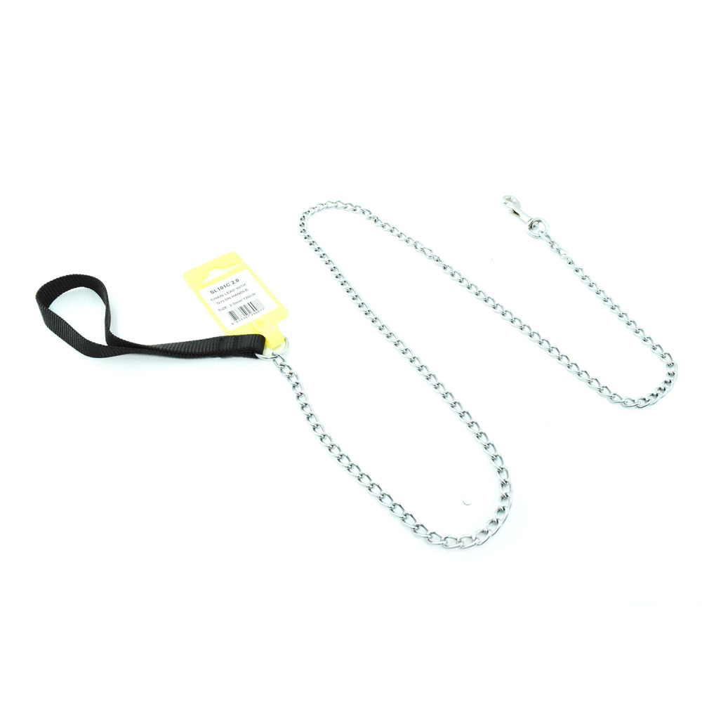 SL101C 2 Cado Pet Bez Saplı Zincir Gezdirme 2 Mm × 120 Cm