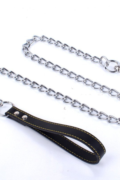 02796 ROYALIST SLSB 3MM 120CM KROM GEZDİRME ZİNCİRİ DERİ SAPLI