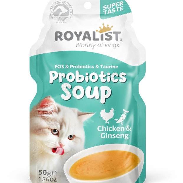 ROYALIST CAT PROBIOTICS SOUP CHICKEN & GİNSENG 50 GR