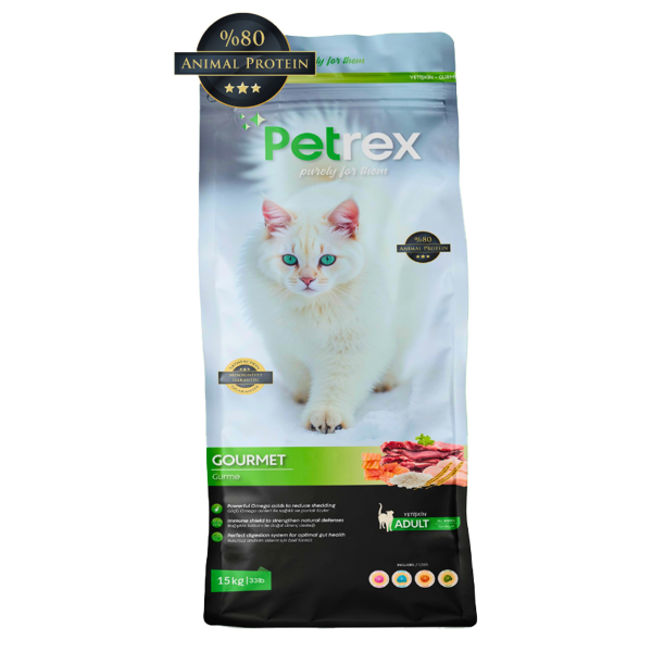 PETREX GURME KEDİ MAMA 15 KG