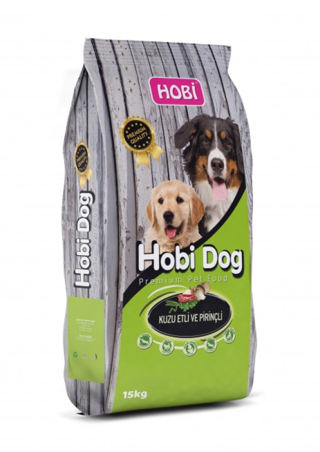 Hobi Hobidog Kuzu Etli Yetişkin Köpek Maması 15 kg