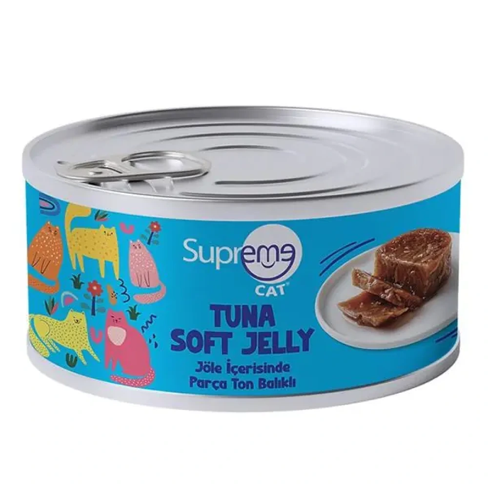 SUPREME KEDİ PARÇA ET TON JÖLELİ 85GR (24 LÜ)
