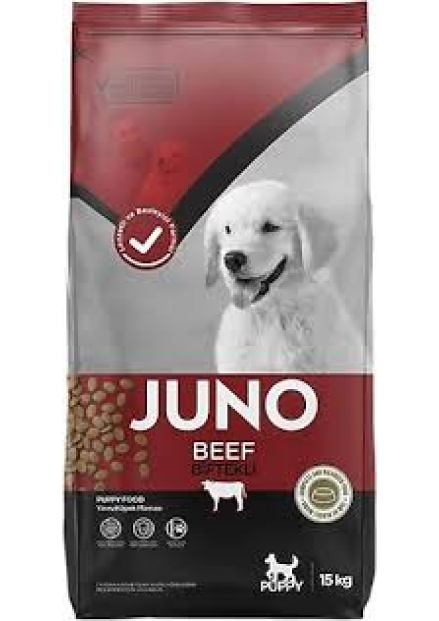 Juno Sığır Etli Yavru Köpek Mama 15Kg
