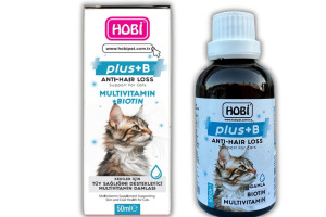 Hobi Plus B Kedi Tüy Sağ Multivitamin Damla 50 ml