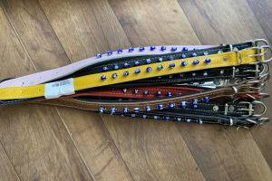 KÖPEK TASMA BONCUKLU 45CM