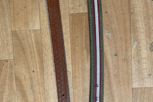 Suni Deri Ve Bezli Tasma 60X3 CM