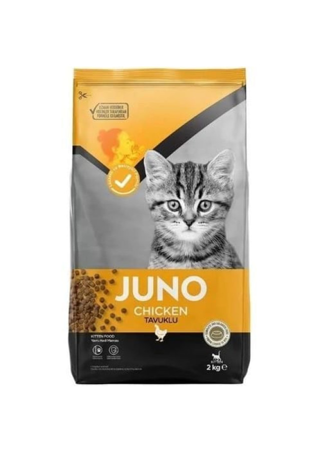 JUNO TAVUKLU YAVRU KEDİ MAMA 2KG