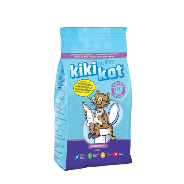 Kikikat Lavanta Kokulu Kedi Kumu 5 Lt