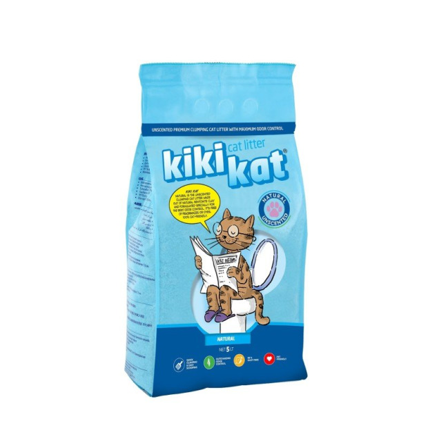 Kikikat Naturel Kedi Kumu 5 Lt