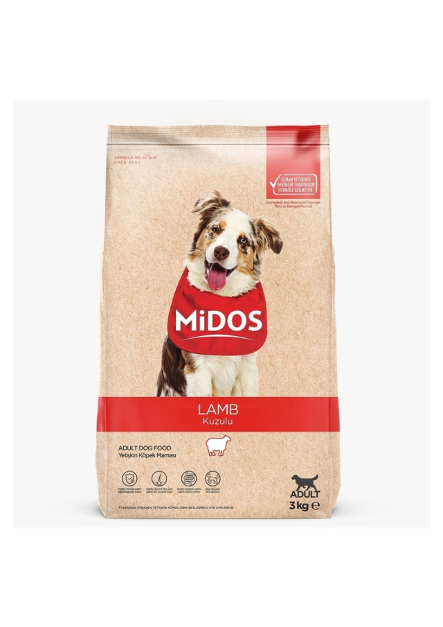 Midos Kuzu Ve Prnç Yetişkin Köpek Mama 15Kg
