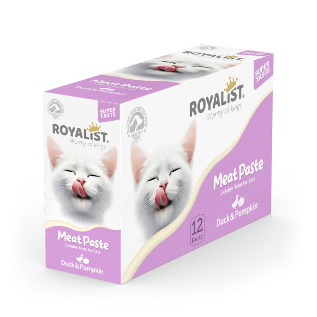 ROYALIST MEAT PASTE CAT DUCK & PUMPKİN 90 GR (12)