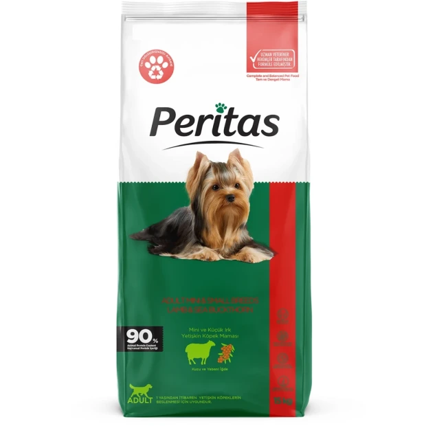 Peritas Kuzu Etli Küçük Irk Köpek Mama  15 Kg