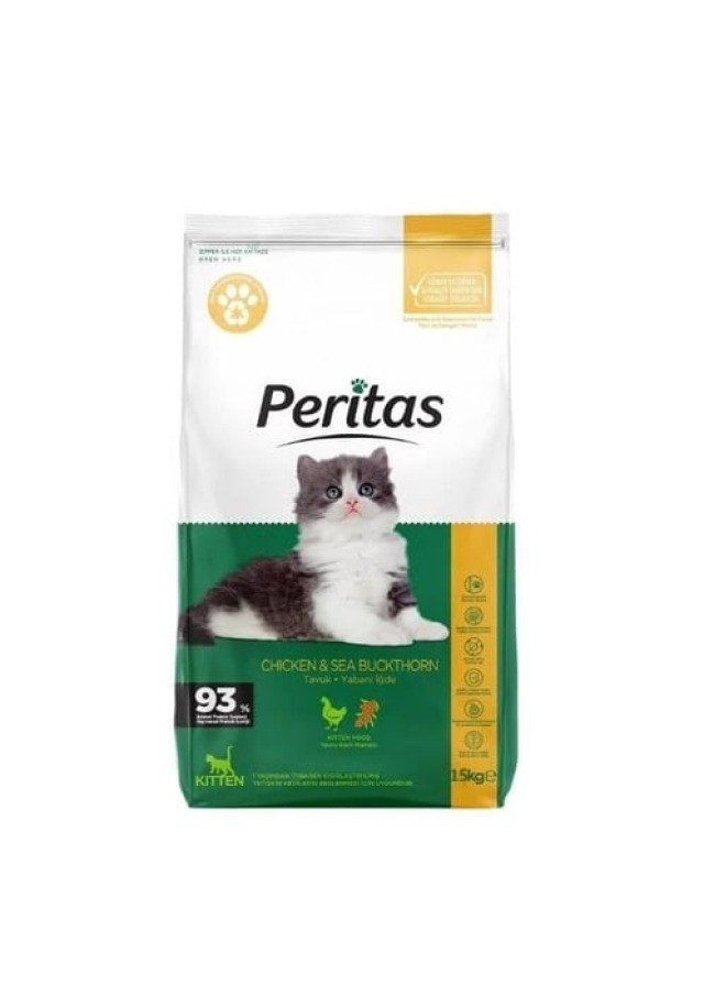 Peritas Tavuklu Yavru Kedi Mama 15 KG