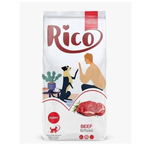 RİCO sığır Etli Yavru Köpek Mama 3Kg