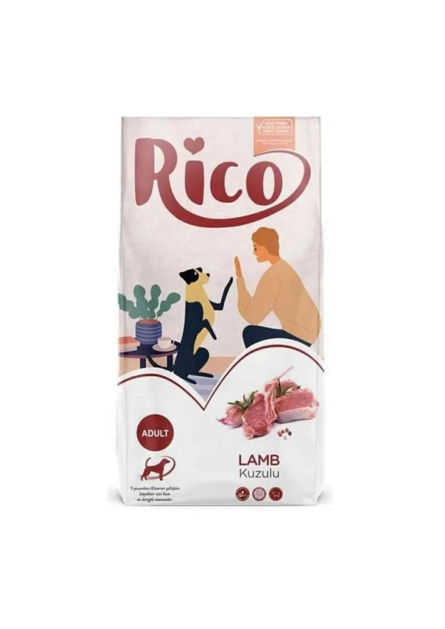 Rico Kuzu Etli Yetişkin Köpek Mama 15Kg
