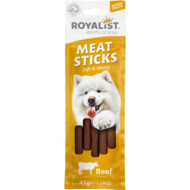 ROYALIST DOG MEAT STİCKS BEEF 45 GR