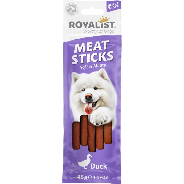 ROYALIST DOG MEAT STİCKS DUCK 45 GR