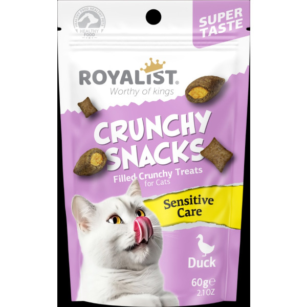 ROYALİST CRUNCHY SNACKS DUCK/SENSİTİVE CARE 60GR
