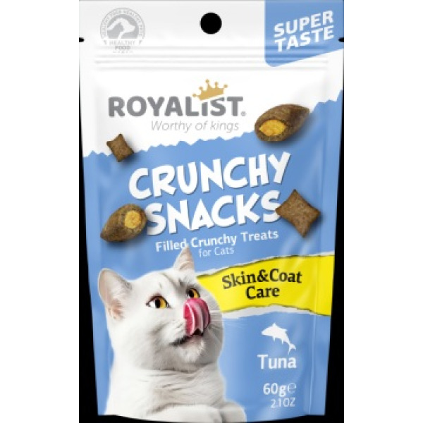ROYALİST CRUNCHY SNACKS TUNA/SKİN COAT CARE 60GR
