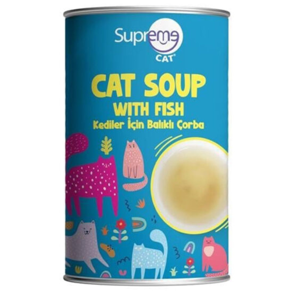 SUPREME KEDİ BALIKLI ÇORBA 135ML(12Lİ)