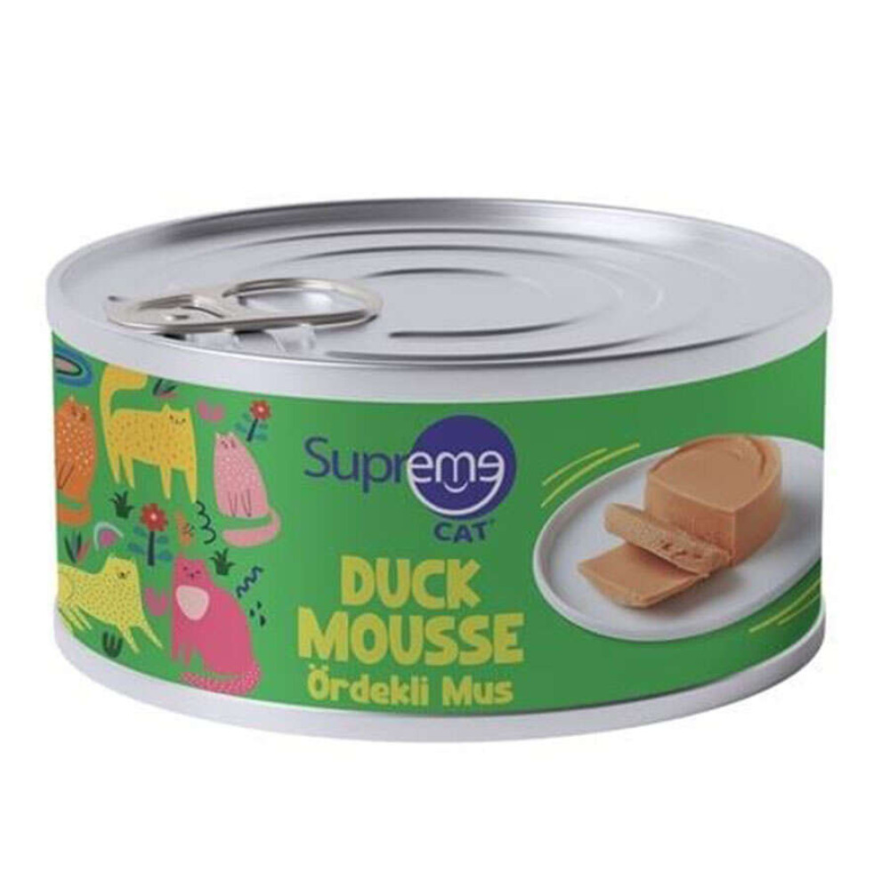 SUPREME KEDİ KIYILMIŞ ÖRDEK 85GR (24 LÜ)