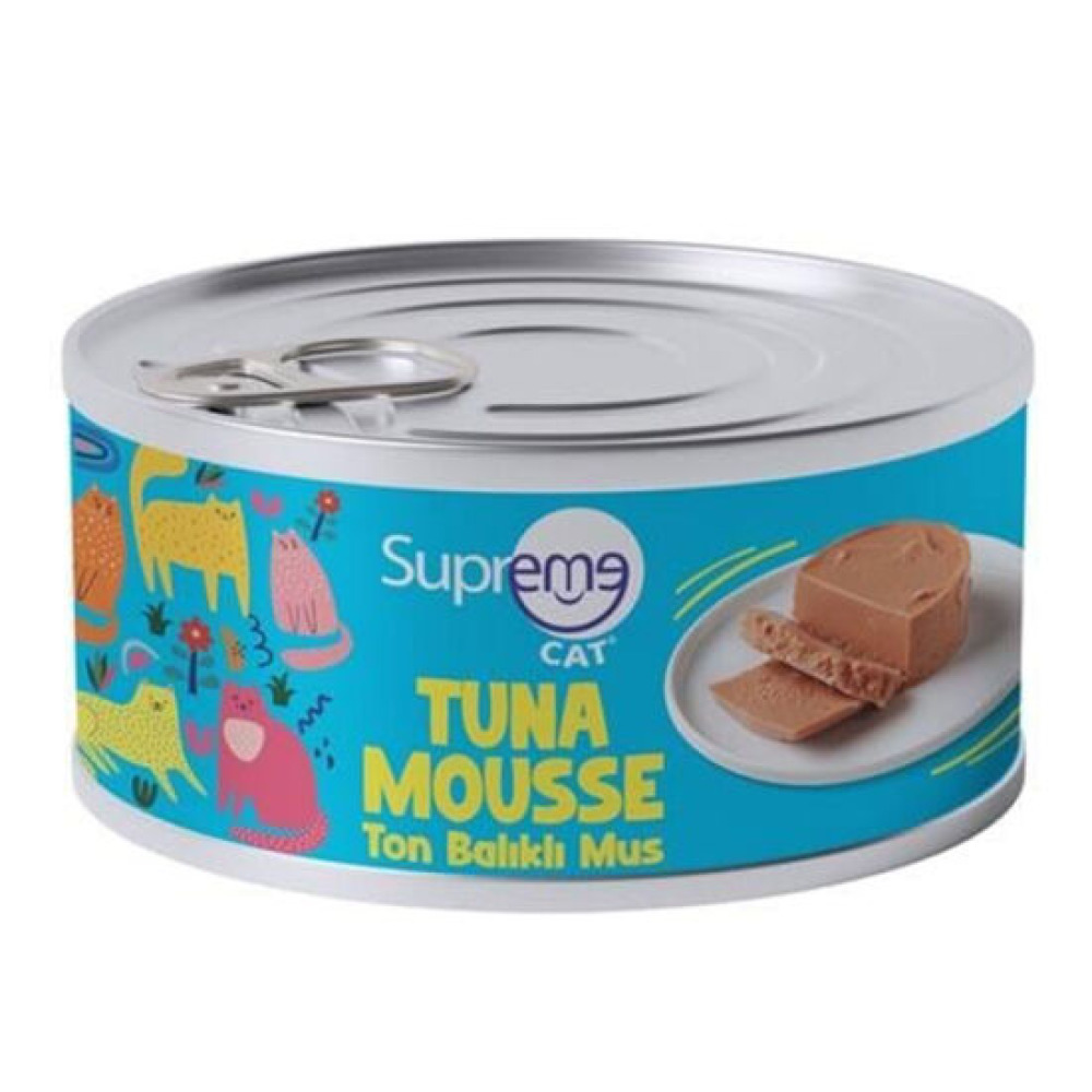 SUPREME KEDİ KIYILMIŞ TON BALIK 85GR (24 LÜ)