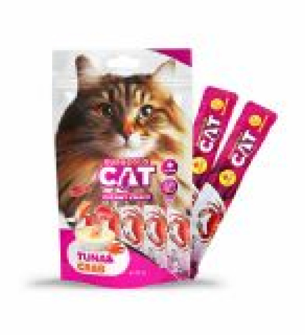 EuroGold Cat Sıvı Kedi Ödülü Ton - Yengeç 5x15Gr