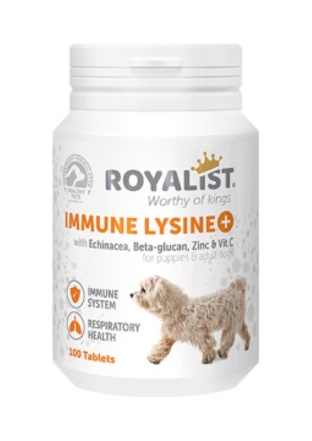 ROYALIST DOG IMMUNE LYSINE 100 TABLET
